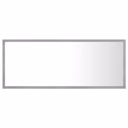 vidaXL LED Bathroom Mirror Concrete Grey 100x8.5x37 cm Acrylic Washroom Mirror - Additional view 7