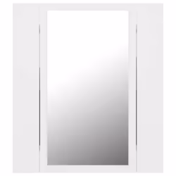 vidaXL LED Bathroom Mirror Cabinet White 40x12x45 cm Acrylic Washroom Mirror - Additional view 6