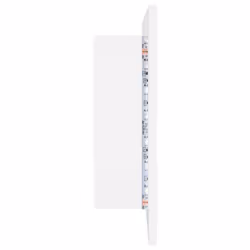 vidaXL LED Bathroom Mirror Cabinet White 90x12x45 cm Acrylic Washroom Mirror - Additional view 10