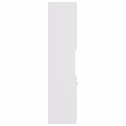 vidaXL Bathroom Cabinet White Engineered Wood Bathroom Cupboard Wall Cabinet - Additional view 8