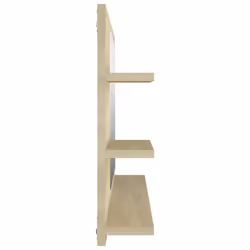 vidaXL Bathroom Mirror Sonoma Oak Engineered Wood Washroom Mirror Furniture - Additional view 5