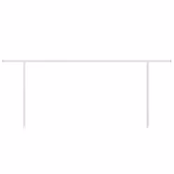 vidaXL Awning Post Set Adjustable Tent Poles Outdoor Tarp Pole Anthracite Iron - white, 600 x 245 cm