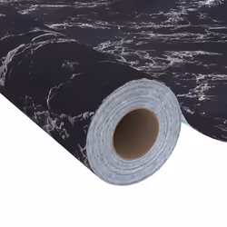 vidaXL Self-adhesive Furniture Film Black Stone PVC Window Home Decoration