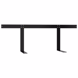 vidaXL Backrest for Pallet Sofa Iron Sofa Accessory Multi Colours 110/70 cm - black - Additional view 2