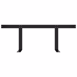 vidaXL Backrest for Pallet Sofa Iron Sofa Accessory Multi Colours 110/70 cm - black - Additional view 5
