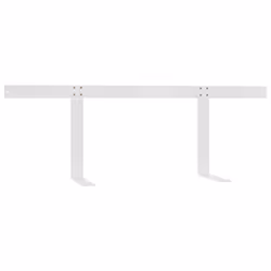vidaXL Backrest for Pallet Sofa Iron Sofa Accessory Multi Colours 110/70 cm - white - Additional view 2