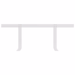 vidaXL Backrest for Pallet Sofa Iron Sofa Accessory Multi Colours 110/70 cm - white - Additional view 5