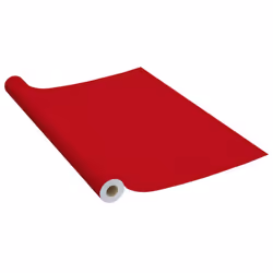 vidaXL 2x Self-adhesive Furniture Films Red PVC Home Decor Privacy Sticker