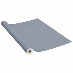 vidaXL 2x Self-adhesive Furniture Films Grey PVC Home Decor Privacy Sticker