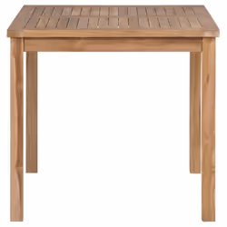 vidaXL Solid Teak Wood Garden Dining Set 5 Piece Outdoor Table and Chairs - Additional view 10