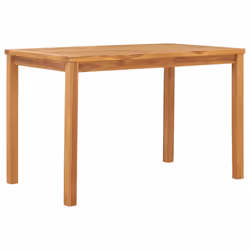 vidaXL Solid Teak Wood Garden Dining Set Outdoor Wooden Furniture 5/7 Piece - 4 piece - Additional view 9