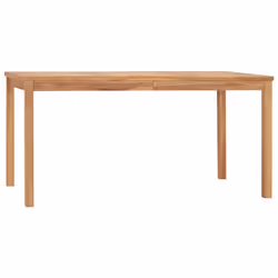 vidaXL Solid Teak Wood Garden Dining Set Patio with/without Armrest 5/7 Piece - 7 - Additional view 10