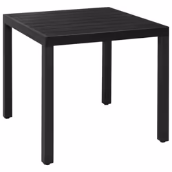 vidaXL Garden Dining Set 3 Piece Black and Brown Table and Chairs Outdoor - Additional view 9