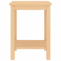 vidaXL Solid Wood Pine Bedside Cabinet Light Wood End Side Table Nightstand