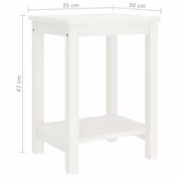 VidaXL 322210 nightstand/bedside table White - Additional view 5
