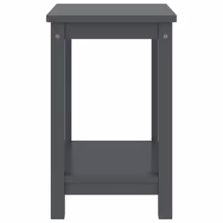 VidaXL 322214 nightstand/bedside table Grey