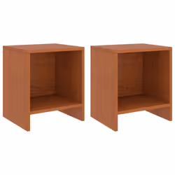 VidaXL 322241, Brown, Pinewood, 350 mm, 300 mm, 400 mm, 2 pc(s)