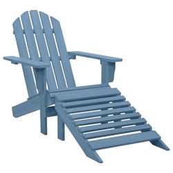 VidaXL 315865 outdoor chair Terrace Padded seat Pinewood Blue