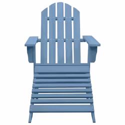 VidaXL 315865 outdoor chair Terrace Padded seat Pinewood Blue