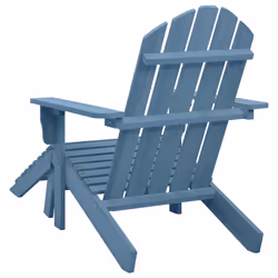 VidaXL 315865 outdoor chair Terrace Padded seat Pinewood Blue - Additional view 4