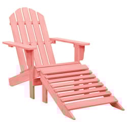 VidaXL 315867 outdoor chair Terrace Padded seat Pinewood Pink