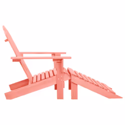 VidaXL 315867 outdoor chair Terrace Padded seat Pinewood Pink