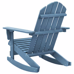 VidaXL 315885 outdoor chair Wood Blue - Additional view 4