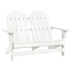 VidaXL 315899 outdoor chair Terrace Padded seat Pinewood White