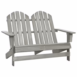 VidaXL 315900, Terrace, Padded seat, Pinewood, Grey, 110 kg, 1195 mm