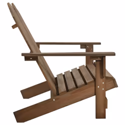 VidaXL 315901 outdoor chair Terrace Padded seat Pinewood Brown