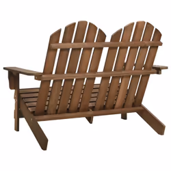 VidaXL 315901 outdoor chair Terrace Padded seat Pinewood Brown - Additional view 4