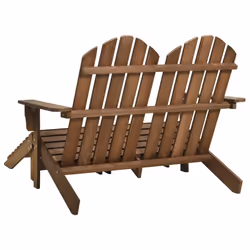 VidaXL 315911 outdoor chair Terrace Padded seat Pinewood Brown - Additional view 4