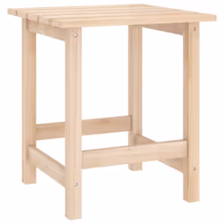 vidaXL Solid Fir Wood Garden Adirondack Chair with Table Outdoor Seating Set - Additional view 7