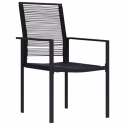 vidaXL Garden Dining Set 5 Piece Outdoor Patio Furniture Table and Chairs