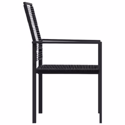 vidaXL Garden Dining Set 5 Piece Outdoor Patio Furniture Table and Chairs - Additional view 4