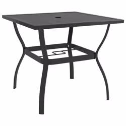 vidaXL Garden Dining Set 3 Piece Textilene and Steel Table and Chairs Patio - Additional view 6