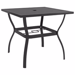 vidaXL Garden Dining Set 5 Piece Textilene and Steel Table and Chairs Patio - Additional view 5