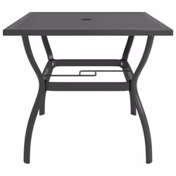 vidaXL Garden Dining Set 5 Piece Textilene and Steel Table and Chairs Patio - Additional view 6