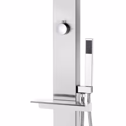 vidaXL Garden Shower Stainless Steel Outdoor Bath Tower Stands Faucet Outside - Additional view 10