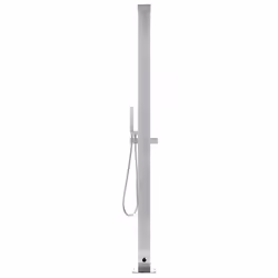 vidaXL Garden Shower Stainless Steel Outdoor Bath Tower Stands Faucet Outside - Additional view 9