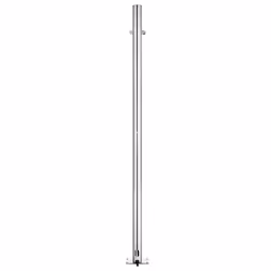 vidaXL Garden Shower Stainless Steel Bath Tower Stands Faucet Outside Outdoor - Additional view 6