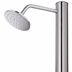 vidaXL Garden Shower Stainless Steel Bath Tower Stands Faucet Outside Outdoor - Additional view 7