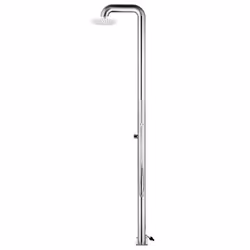 vidaXL Garden Shower Stainless Steel Bath Tower Stands Outside Faucet Outdoor - Additional view 4
