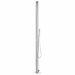 vidaXL Garden Shower Stainless Steel Outdoor Bath Tower Faucet Stands Outside - Additional view 6