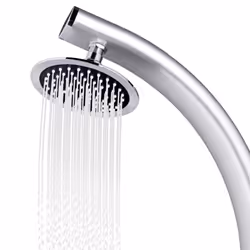 vidaXL Garden Shower Aluminium Outdoor Bath Tool Tower Faucet Stands Outside