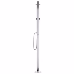 vidaXL Garden Shower Aluminium Outdoor Bath Tool Tower Faucet Stands Outside - Additional view 6