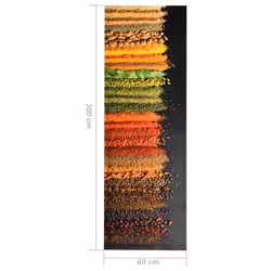 vidaXL Kitchen Carpet Washable Spice Hallway Rug Floor Mat Non Slip Runner - Additional view 5