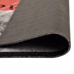 vidaXL Kitchen Carpet Washable Tomatoes Hallway Rug Floor Mat Non Slip Runner