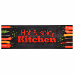 vidaXL Kitchen Carpet Washable Hot & Spicy Hallway Rug Floor Non Slip Runner