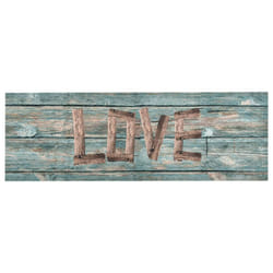 vidaXL Kitchen Carpet Washable Love Hallway Rug Floor Mat Non Slip Runner